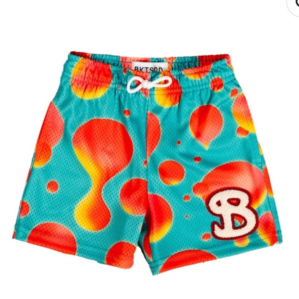 BKTSQD BucketSquad Lava Bubble Mesh Basketball Shorts Medium